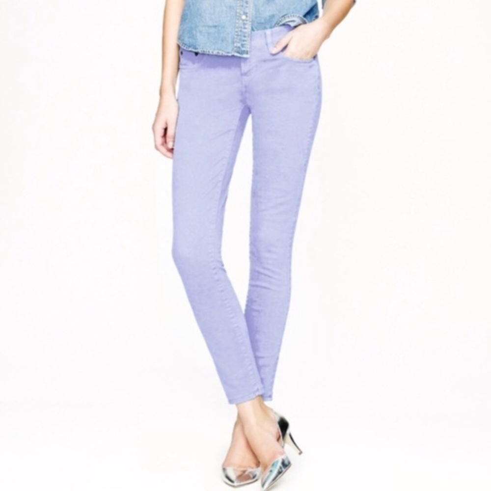 J. Crew Lilac Cropped Matchstick Jeans - Size 27